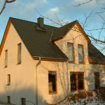 Einfamilienhaus im Winter
